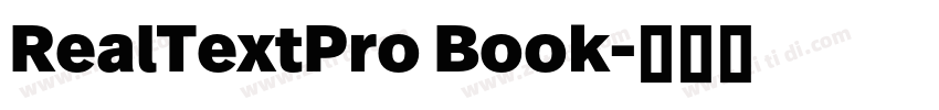 RealTextPro Book字体转换 RealTextPro Book字体转换